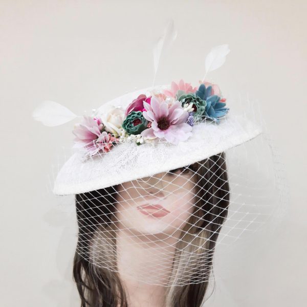 کلاه زنانه سارینا گل مدل عروس - 01